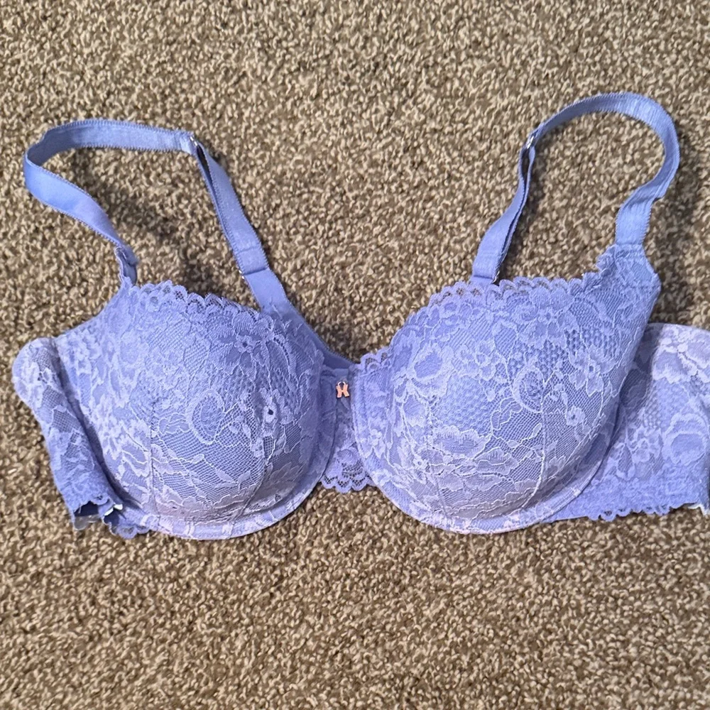 Savage x Fenty Purple Lace Bra - Picture 1 of 5